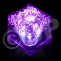Blank Purple Lited LED Ice Cubes